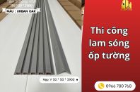 Thi công lam sóng ốp tường, ốp trần trọn gói tại TP.HCM