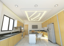 Thi công trần thạch cao cho cửa hàng