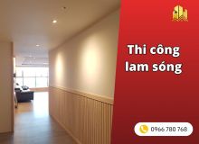 Có cần đóng khung xương khi thi công lam sóng không?