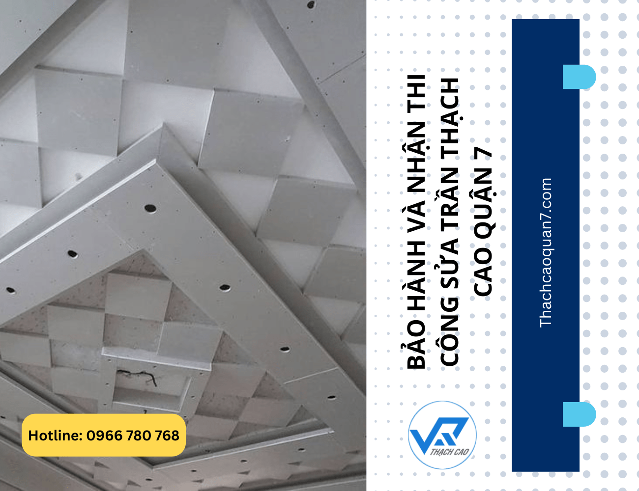 sửa trần thạch cao quận 7