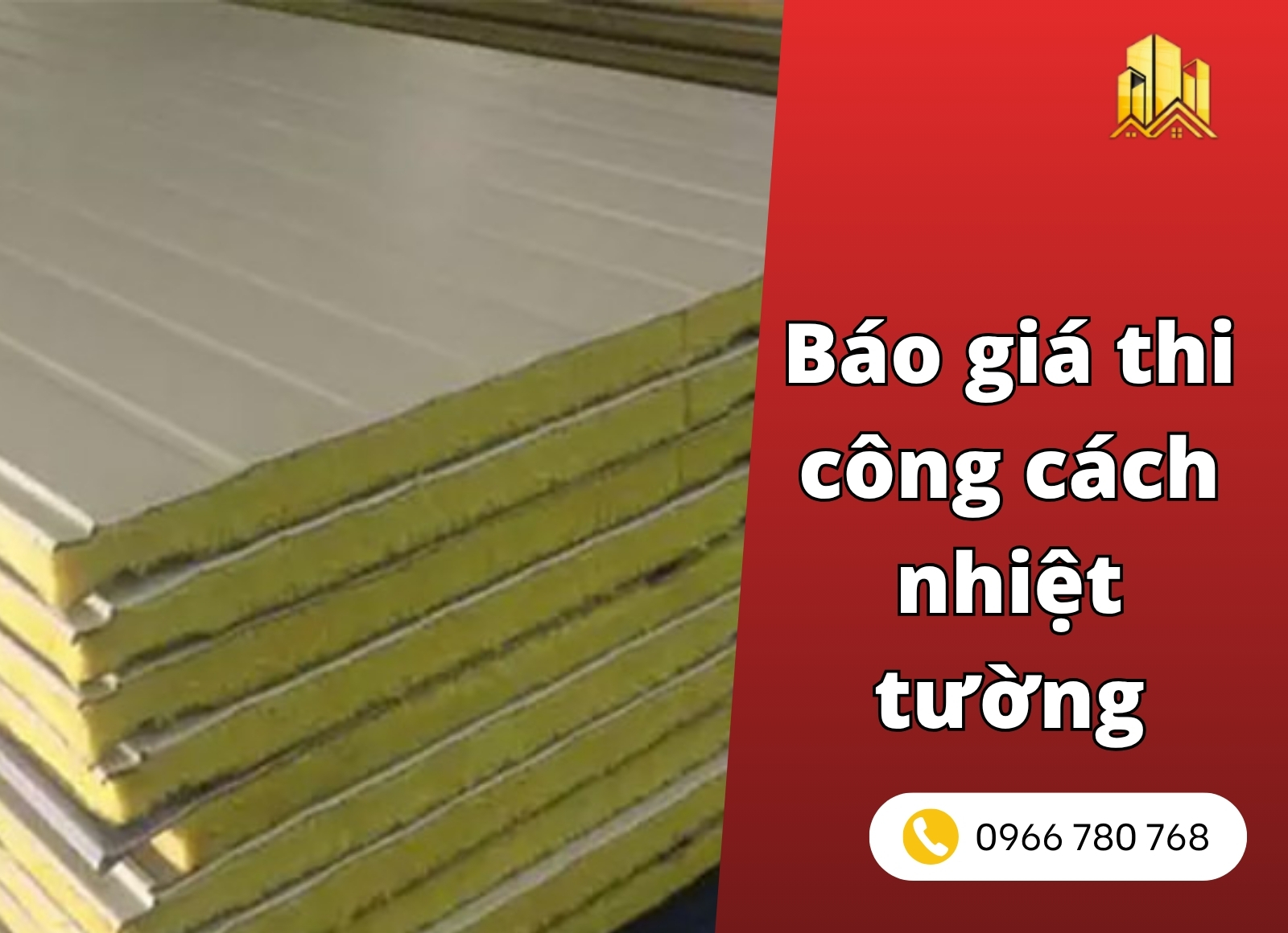 báo giá thi công cách nhiệt tường