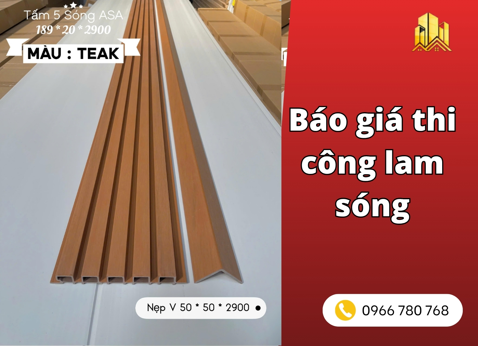 báo giá thi công lam sóng