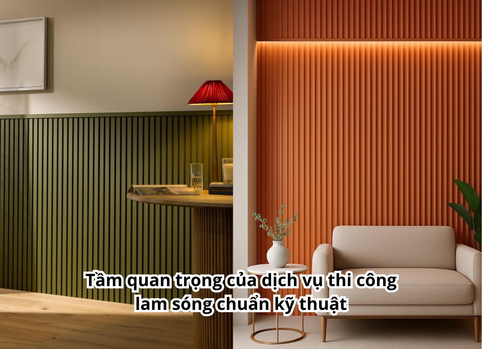 Tầm quan trọng của dịch vụ thi công lam sóng chuẩn kỹ thuật