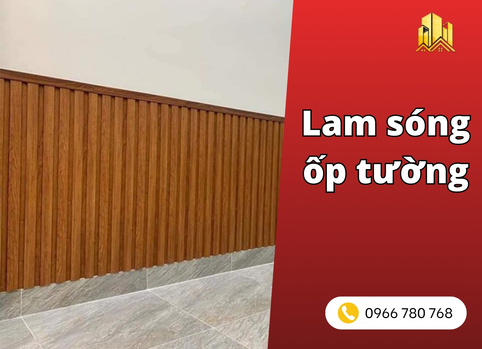 lam sóng ốp tường
