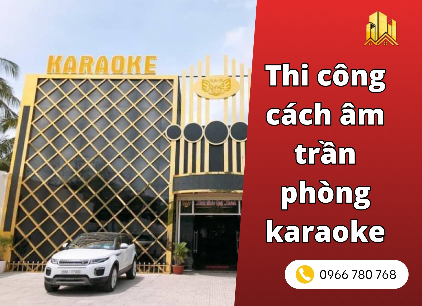 Thi công cách âm trần phòng karaoke
