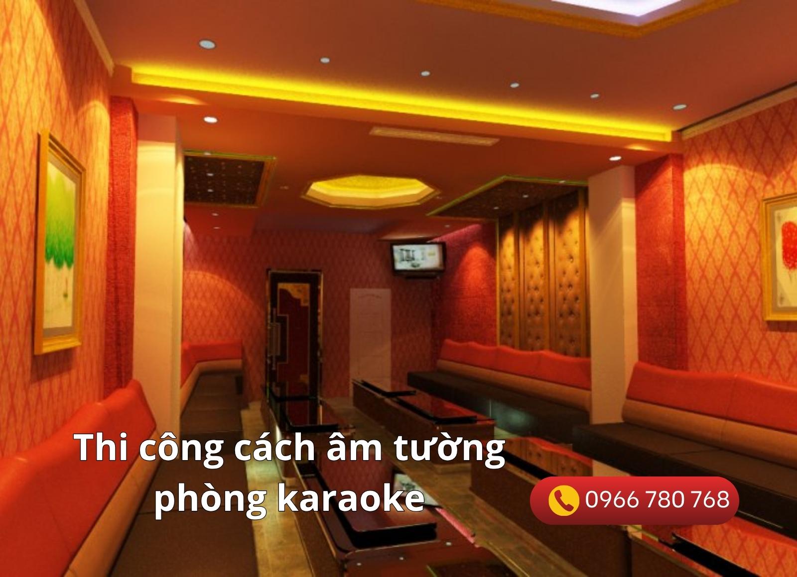 thi công cách âm tường phòng karaoke