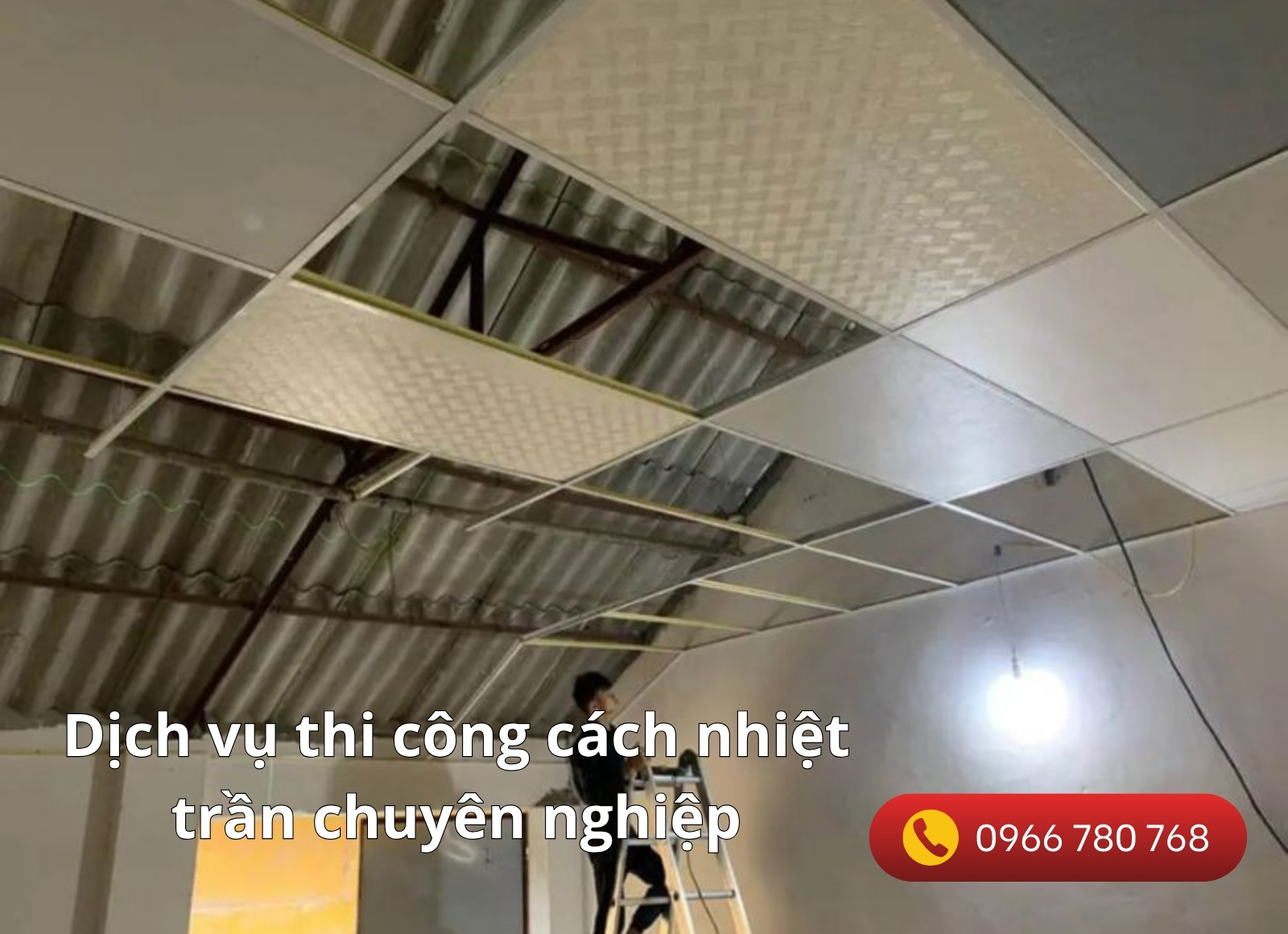 thi công cách nhiệt trần