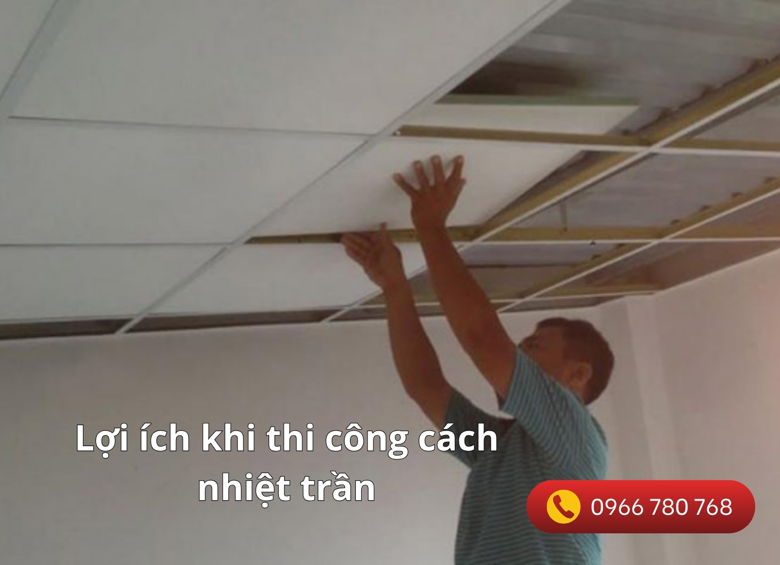thi công cách nhiệt trần