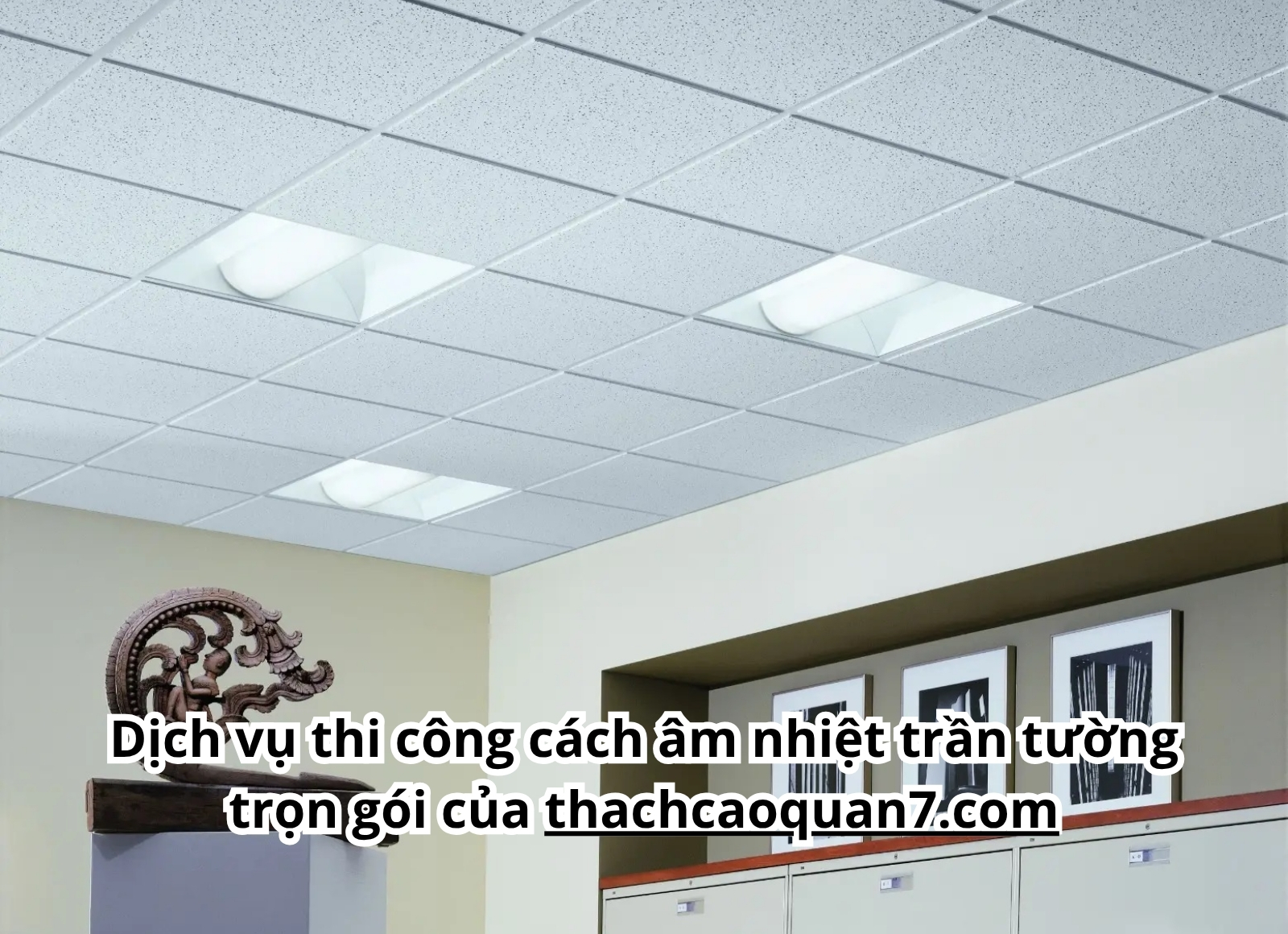 thi công cách âm cách nhiệt trần tường trọn gói