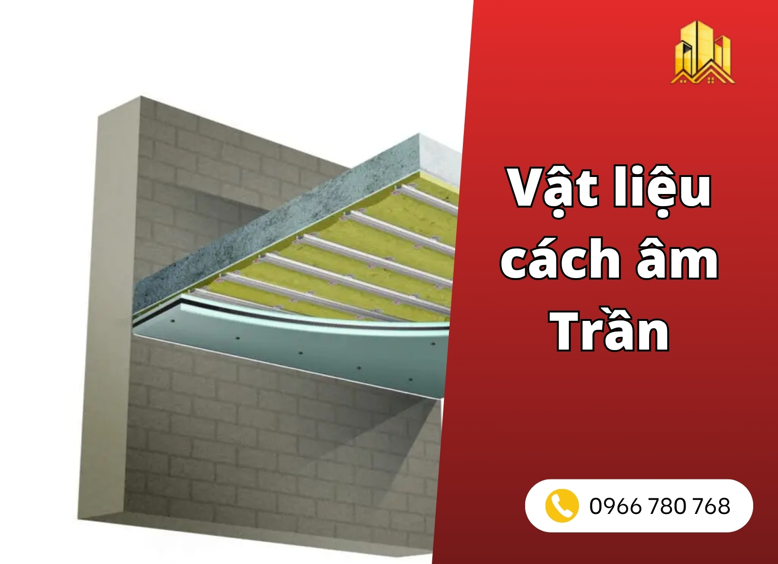 vật liệu cách âm trần